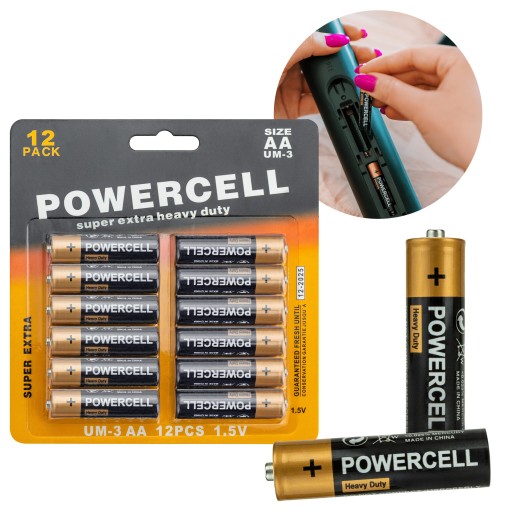 12x AA R6 BATÉRIE POWERCELL BATÉRIE