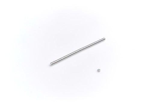 Neodymový cylindrický magnet MW 3x1,5 N38 50 ks