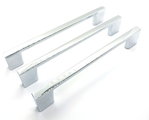 KĽÚČKA NA MODERNÝ NÁBYTOK L-96MM CHROME TECHNO
