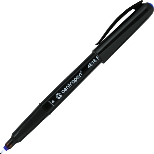 Centropen CD popisovač 0,6 mm modrý 4 ks