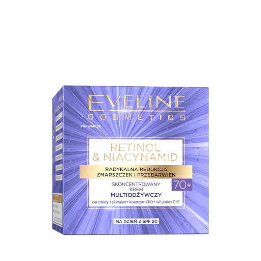 Eveline Cosmetics Retinol & Niacinamide cream 70+