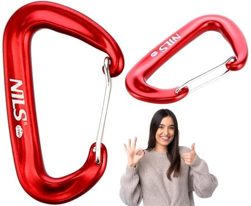 Karabína Carabiner Shackle Survival Lock Large 1200kg NILS