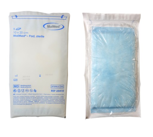 VYSOKO ABSORPČNÝ STERILNÝ KOMPRES 10X20 NEMECKY 1 KS