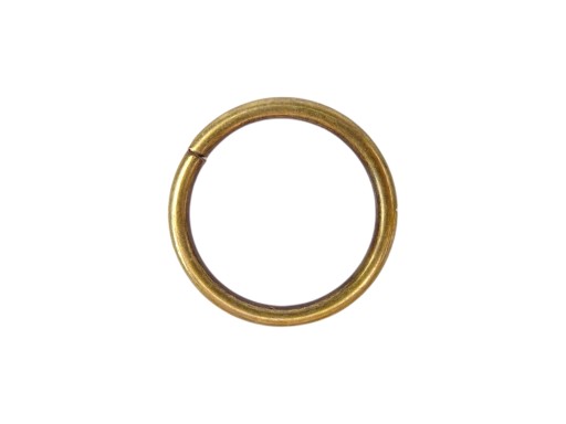 Koženkový prsteň na opasok 30/3 mm staré zlato, 1 kus
