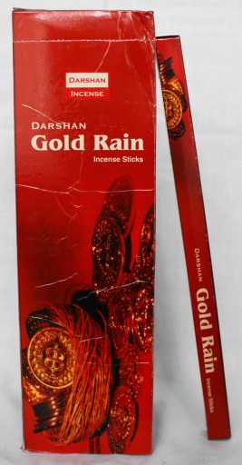 Vonné tyčinky Indian Gold Rain, vonné tyčinky Darshan