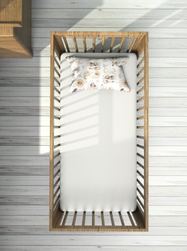 PLACHTA DO JERSEY RIBBED CRADLE 90x40cm BABYMAM