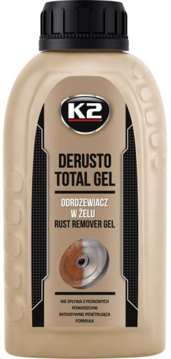 K2 DERUSTO TOTAL GEL - ODSTRAŇOVANIE HRDZE V GÉLI - 250ML