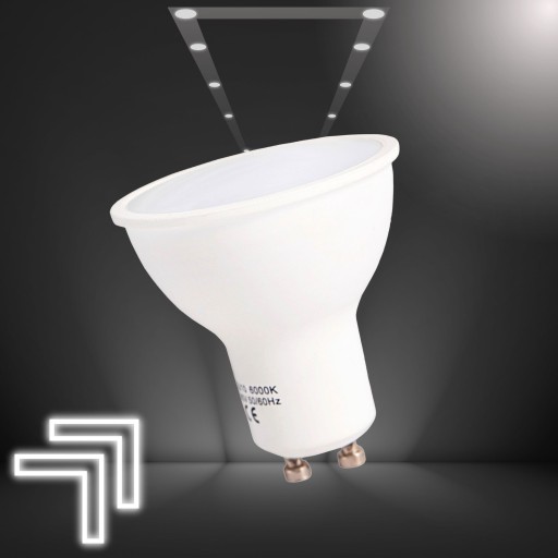 LED ŽIAROVKA GU10 8W = 70W TEPLÁ FARBA 3000K NEBLIKAJÚCA DO OBÝVAČKY