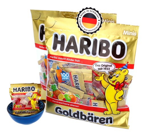 HARIBO MINI Zlaté medvedíky ovocné želé 250 g DE