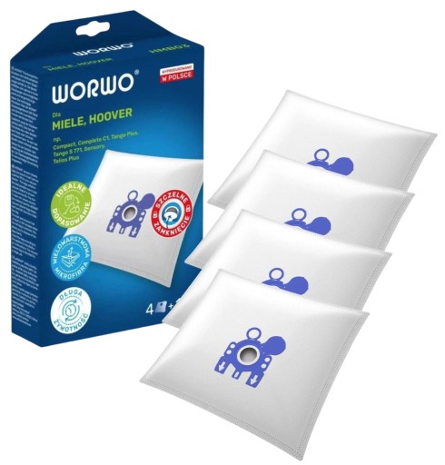Vrecká do vysávača Worwo HMB03K, 4 kusy