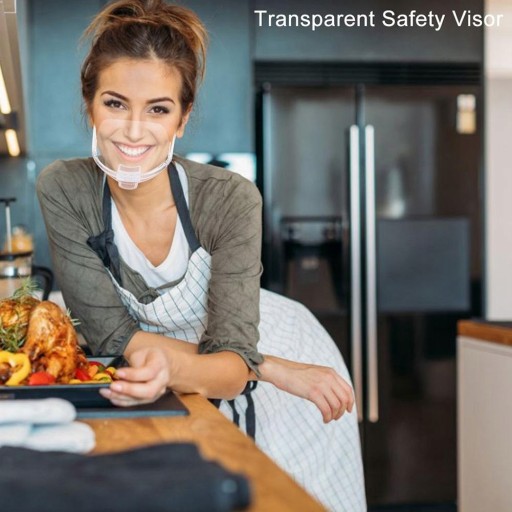 Transparentná maska Mini Visor Bezfarebná