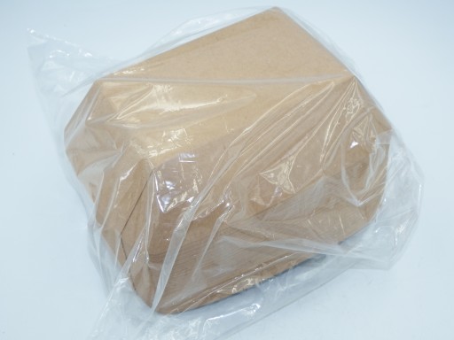 HNEDÁ BIO/L podnos 137X86X52 KRAFT BALENIE 50 KS