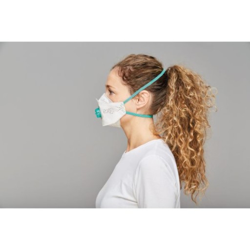 Plochá ochranná polomaska s ventilom BLS zero flat BLS Zer0 33 FFP3 R D