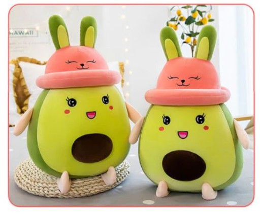 Avokádový maskot, plyšová hračka, plyšová hračka, XL VANKÚŠ