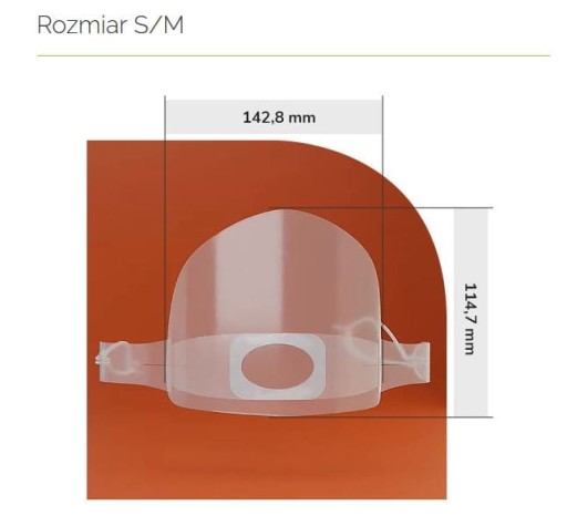 MASKA mini prilba poťah proti zahmlievaniu L/XL 5 ks
