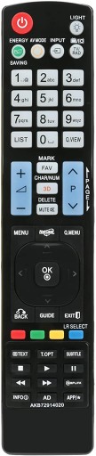 LG AKB72914020 UNIVERZÁLNY TV DIAĽKOVÝ OVLÁDAČ