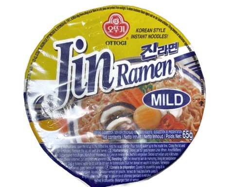 Jin Ramen Jemná polievka v šálke, jemná 65g - Ottogi