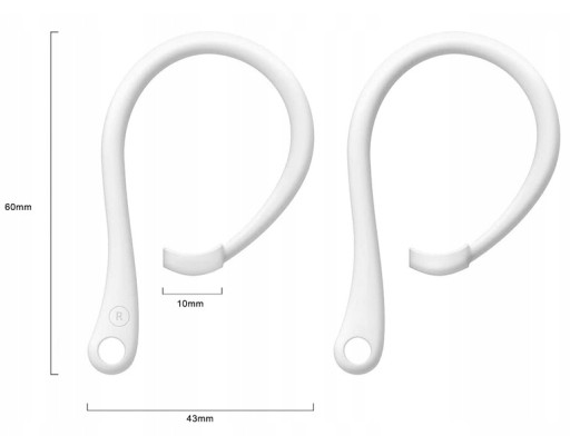 DRŽIAK HÁKU NA UCHY PRE AIRPODS PRO