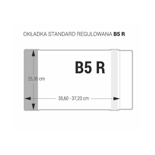 Kryt B5R reg 25,3 cm x 35,6-37,2 cm kryštalický
