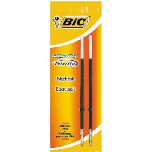 BIC SÚPRAVA NÁPLNÍ ATLANTIS S mäkkou reakciou, ČIERNA x2