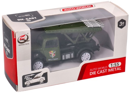 Kovové autíčko MILITARY mini autíčko 1:55 4495