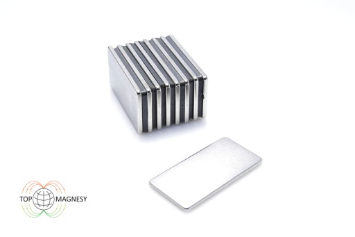 Neodymový tanierový magnet MPŁ 40x20x2 N38 1 ks.