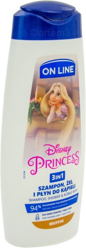 On Line Disney Gel 3v1 Princess Muffin 400ml