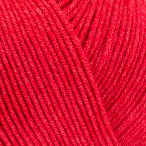 YarnArt Jeans 26 červená priadza 50g/160m