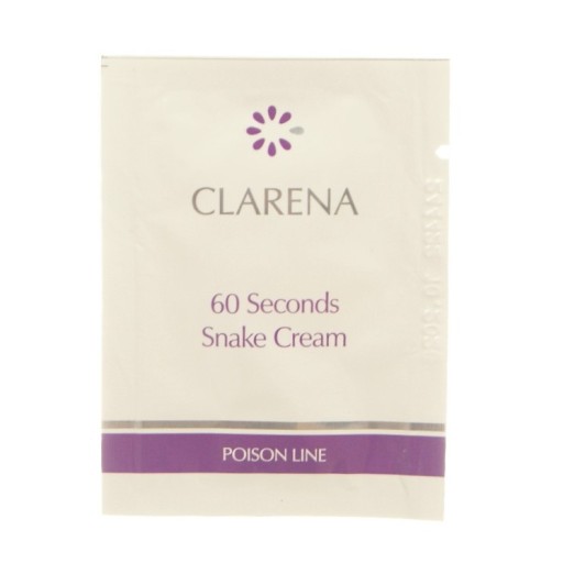 Clarena 60 Seconds Krém s hadím jedom vzorka 3 ml
