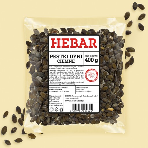 LÚPANÉ TEKVIOVÉ SEMIENKA 400 G HEBAR HEMÝ POĽSKÝ