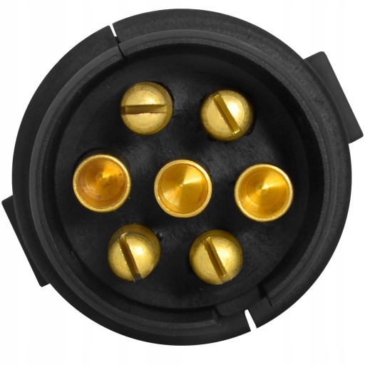 ZÁSTRČKA ZÁSTRČKA PRÍVESU 7 PIN 12/24 V