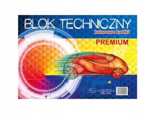 FAREBNÝ TECHNICKÝ BLOK A4 PROTOS ŠKOLA 8 KOL