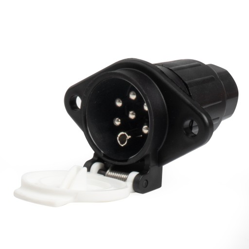 Zásuvka na príves 7 PIN typ S 24V TIR AMIO-03223