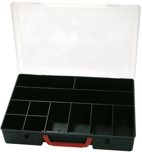 Plastový box 305x220x50mm, 10 priehradiek POĽSKO (35523)