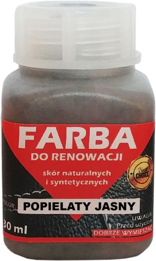 RENOVAČNÁ KOŽENKA SVETLÁ POPOLOVÁ FARBA 30ml