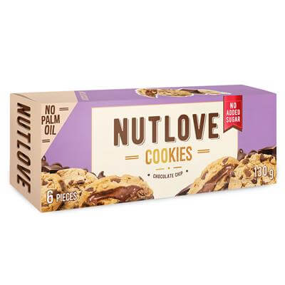NUTLOVE COOKIES ČOKOLÁDOVÝ CHIP 130G FIT COOKIES