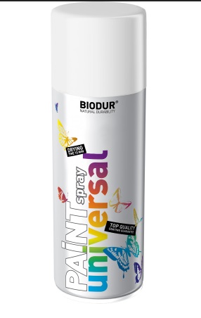 BIODUR Spray 400ml RAL 9010 Matná biela