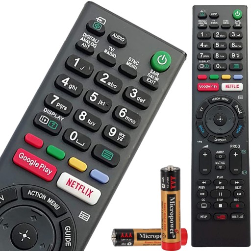 DIAĽKOVÉ DIAĽKOVÉ DIAĽKOVÉ UNIVERZÁLNE BATÉRIE GOOGLE HD 4K NETFLIX GOOGLE TV