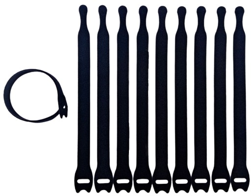 Páska na organizovanie kábla na suchý zips 20x200mm