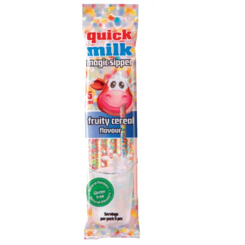 Quick Milk FRUIT Slamky na mlieko 5ks x 6g