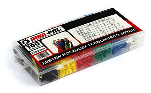 SÚPRAVA TEPELNE ZMRŠŤOVACÍCH TUB 100 KS FAR