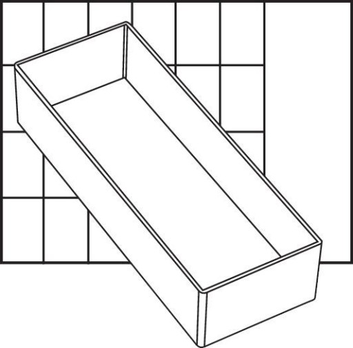 Vložka A7-2 47x79x219mm 1ks RAACO