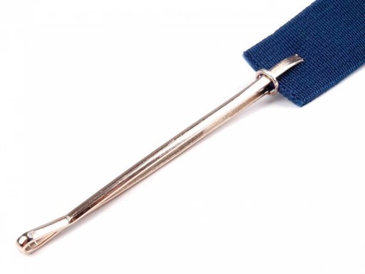 Kovový navliekač 8 cm - ihla na sťahovanie gumičiek