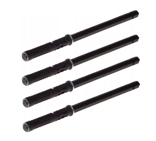 4x Držiak police, neviditeľné rameno 10X145
