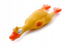 HRAČKY PRE PSA LATEXOVÁ KAČIČKA 23 CM PIŠKAJÚCE