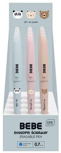 Stierateľné profilované pero BEBE ANIMALS mix 1 ks