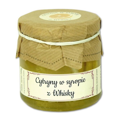 CITRÓNY S WHISKY citrón v sirupe ČAJ 200g