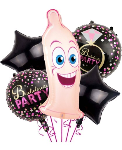 PENIS BALÓNKY kondóm BACHELORette PARTY 5 ks