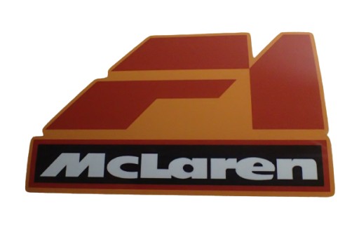 F1 MCLAREN GULF NÁLEPKA NÁLEPKA FORMULA 1 FORMULA 1 11 x 6,7 cm