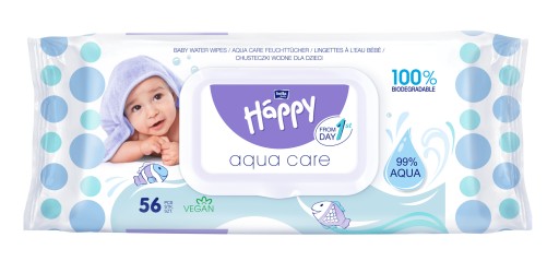BELLA HAPPY AQUA CARE utierky nasiaknuté vodou 56